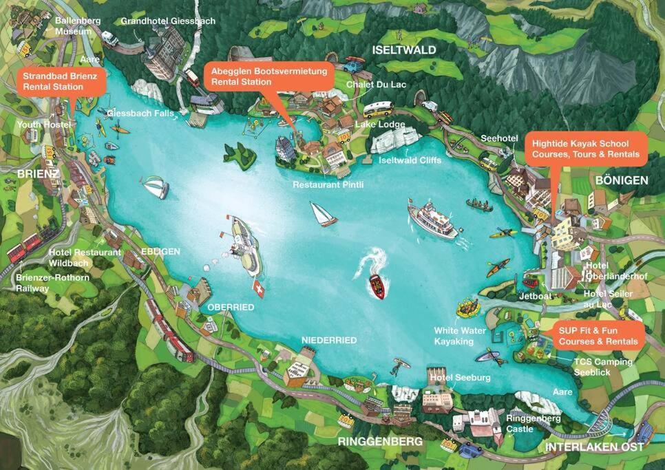 Chalet Mignon - Your Vacation Oasis At Lake Brienz Bönigen Extérieur photo